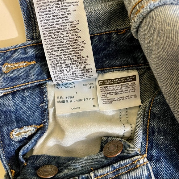 Levi’s Shortalls overalls size medium - Picture 5 of 7